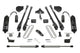 Fabtech 17 Ford F450/f550 4WD Diesel 6in 4Link Sys w/4.0 & 2.25 Dl - Mammoth Racing -