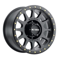 Method Mr305 NV 18x9 -12mm Offset 8x6.5 130.81mm CB Matte Black Wheel - Mammoth Racing -