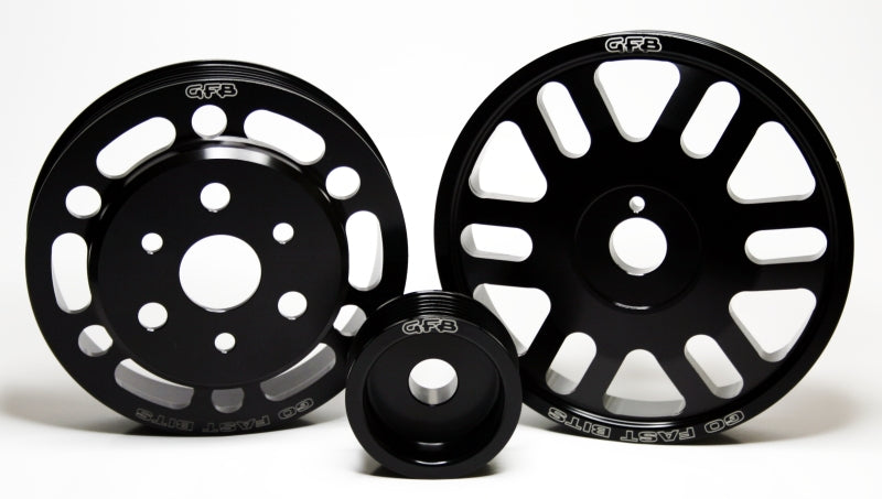 GFB 13 Subaru BRZ / 13 Scion Fr-s 3 Pc L/W Pulley Kit (Inc Crank/Alternator/Water Pump Pulleys) - Mammoth Racing -