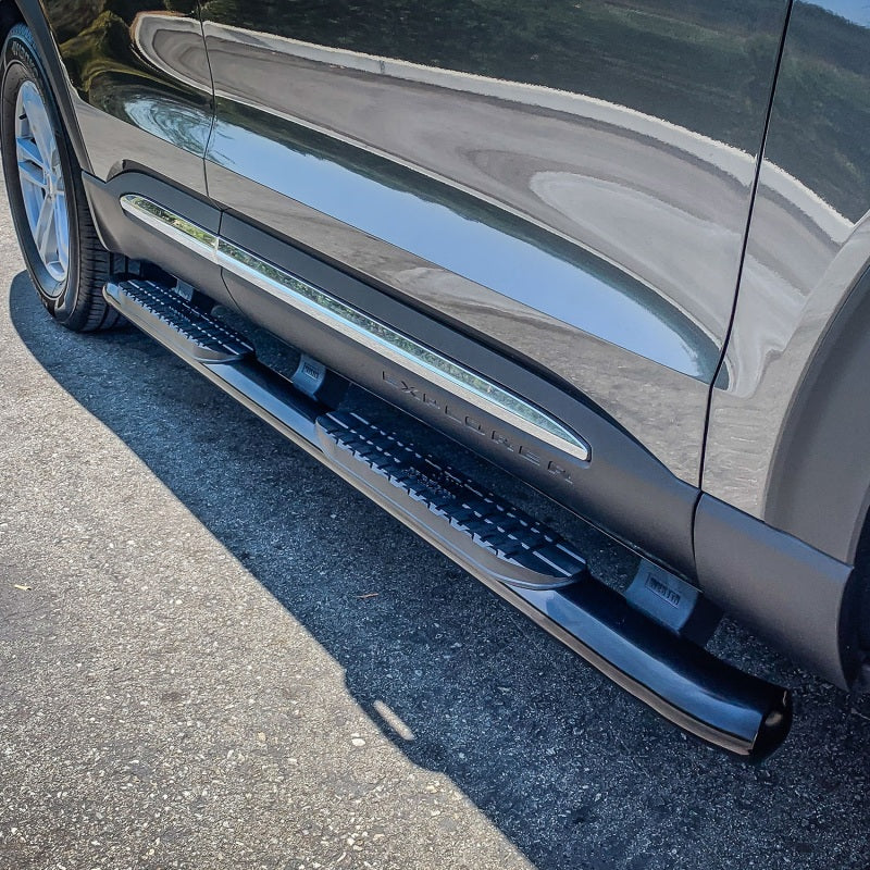 Westin 20-21 Ford Explorer PRO TRAXX 4 Oval Nerf Step Bars - Black - Mammoth Racing -