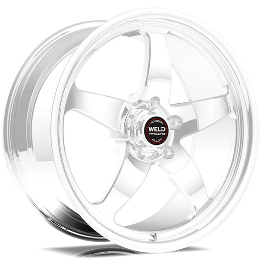 Weld S71 17x8 / 5x4.5 BP / 5.2in. BS Polished Wheel (High Pad) - Non-Beadlock - Mammoth Racing -