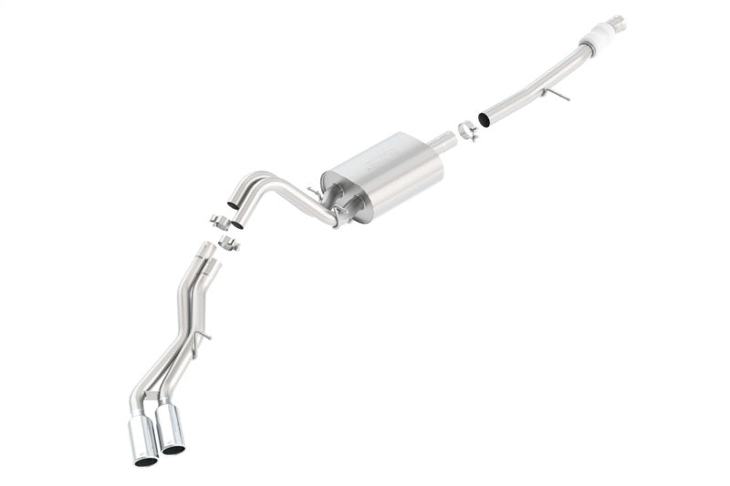 Borla Touring Cat Back 15-16 Chevy Suburban 5.3L V8 2.75in, 2.25in Dual Same Side Exit 4in Tips - My Store