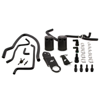 Mishimoto 2013+ Cadillac ATS 2.0T Baffled Oil Catch Can Kit - Black - Mammoth Racing -