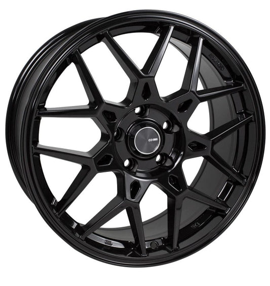Enkei PDC 18x8 5x114.3 40mm Offset 72.6mm Bore Black Wheel - Mammoth Racing -