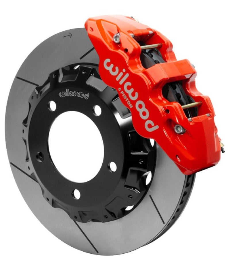 Wilwood Aero6 Front Brake Kit Red 14.25in 2016-2018 Toyota Land Cruiser (j200) w/ Lines - My Store