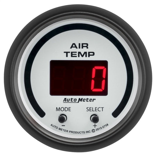 Autometer Phantom 2-1/16in 0-300 Degree F Digital Dual Air Temp Gauge - My Store