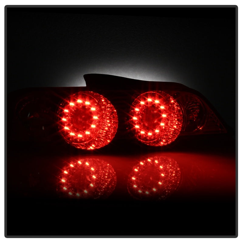 Spyder Acura RSX 02-04 LED Tail Lights Red Clear ALT-YD-ARSX02-LED-RC - Mammoth Racing -