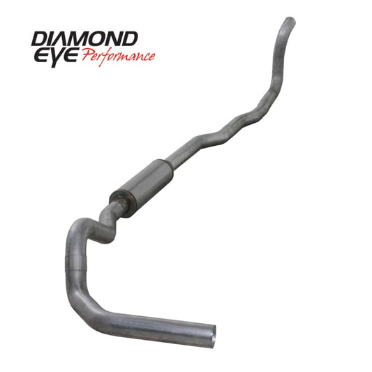 Diamond Eye KIT 4in TB SGL AL: 4-WHEEL DRIVE ONLY 89-93 DODGE CUMMINS 5.9L - Mammoth Racing -