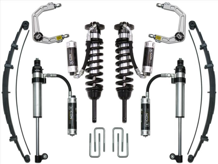 Icon 05-15 Toyota Tacoma 0-3.5in/16-17 Toyota Tacoma 0-2.75in Stage 9 Suspension System w/Billet Uca - Mammoth Racing -