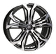 Enkei Vortex 5 Wheel 18x8 40mm Offset 5x120 72.6mm Bore - Anthracite Machined - Mammoth Racing -