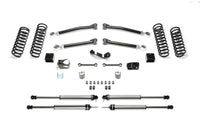 Fabtech 07-18 Jeep JK 4-Door 3in Trail w/Dlss Shks - Mammoth Racing -