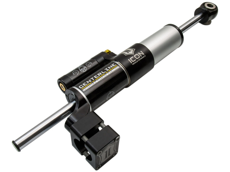 Icon 07-18 Jeep Wrangler JK Adj Thru Shaft Steering Stabilizer Kit - Mammoth Racing -