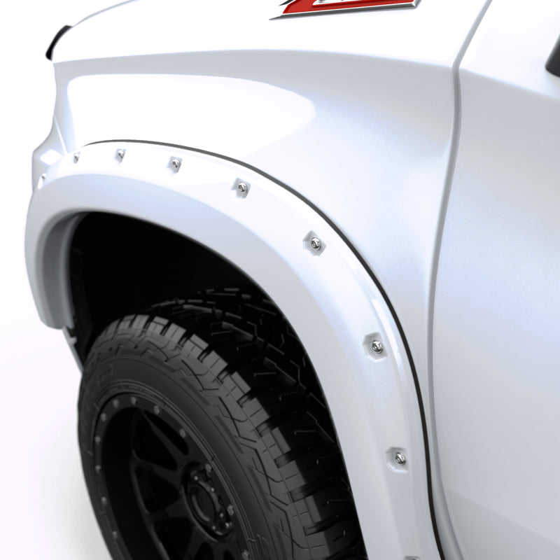 EGR 19-22 Chevrolet Silverado 1500 Summit White Traditional Bolt-On Look Fender Flares Set Of 4 - Mammoth Racing -