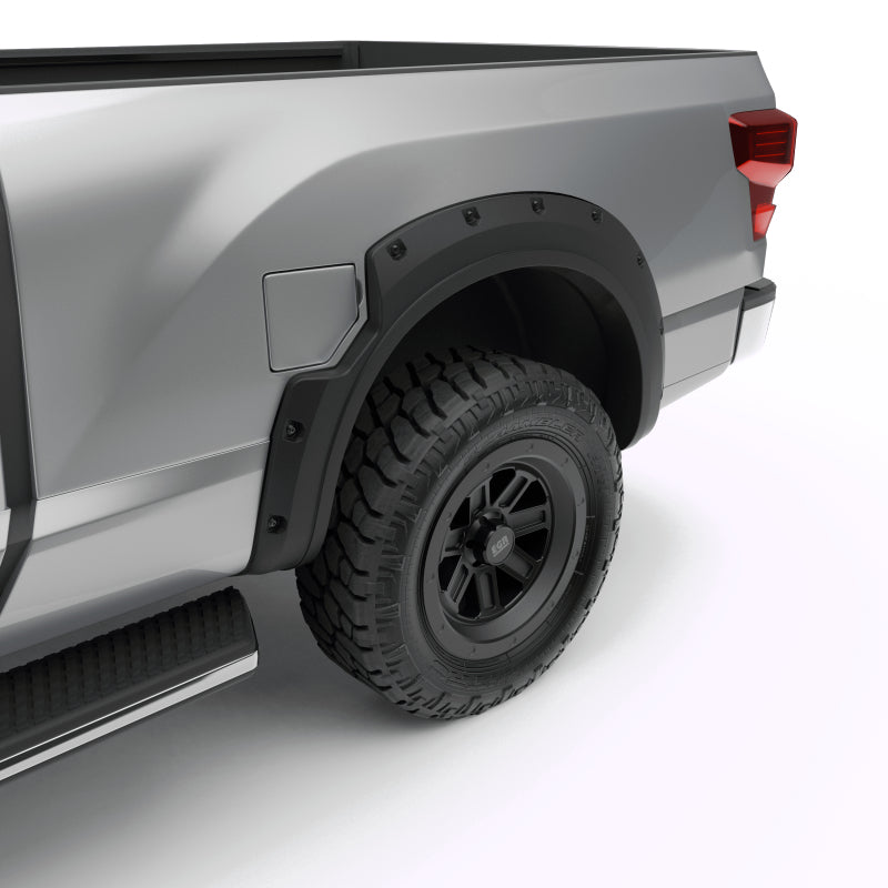 EGR 2017 Nissan Titan Bolt-On Look Fender Flares - Set - Black Matte (796005) - Mammoth Racing -