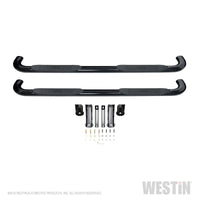 Westin 2019 Chevrolet Silverado/Sierra 1500 Crew Cab Platinum 4 Oval Nerf Step Bars - Black - Mammoth Racing -