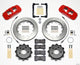 Wilwood Aero4 Rear Kit 14.25in Red 2008-2009 Pontaic G8 w/Lines - Mammoth Racing -