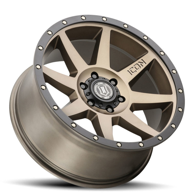 Icon Rebound 20x9 6x135 16mm Offset 5.625in BS Bronze Wheel - Mammoth Racing -