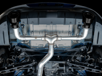 AWE Subaru BRZ / Toyota GR86 / Toyota 86 Track Edition Cat-Back Exhaust- Diamond Black Tips - Mammoth Racing -