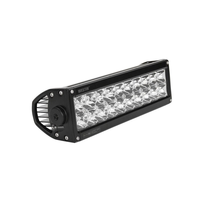 Westin Performance2X LED Light Bar Low Profile Double Row 10 inch Flex w/3W Osram - Black - Mammoth Racing -