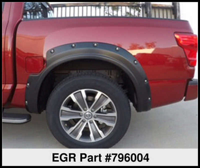 EGR 2017 Nissan Titan Bolt-On Look Fender Flares - Set - Mammoth Racing -