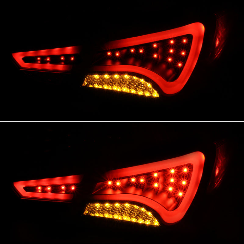 Spyder Hyundai Sonata 11-13 LED Tail Lights Light Bar Black ALT-YD-HYSON11-LED-BK - Mammoth Racing -