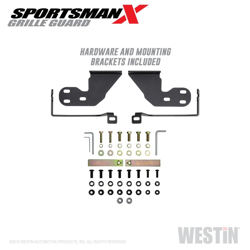 Westin 12-20 Nissan Frontier Sportsman X Grille Guard - Textured Black - Mammoth Racing -