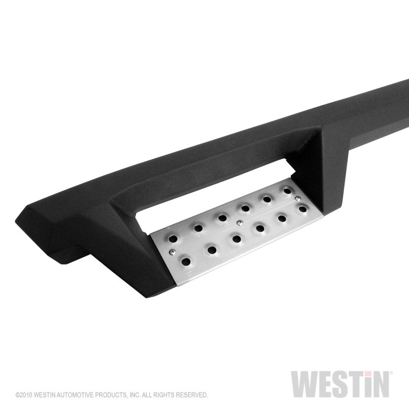 Westin 19-22 Chevrolet Silverado 1500 DC 6.5ft Bed HDX Stainless Drop W2W Nerf Step Bars - Tex. Blk - Mammoth Racing -