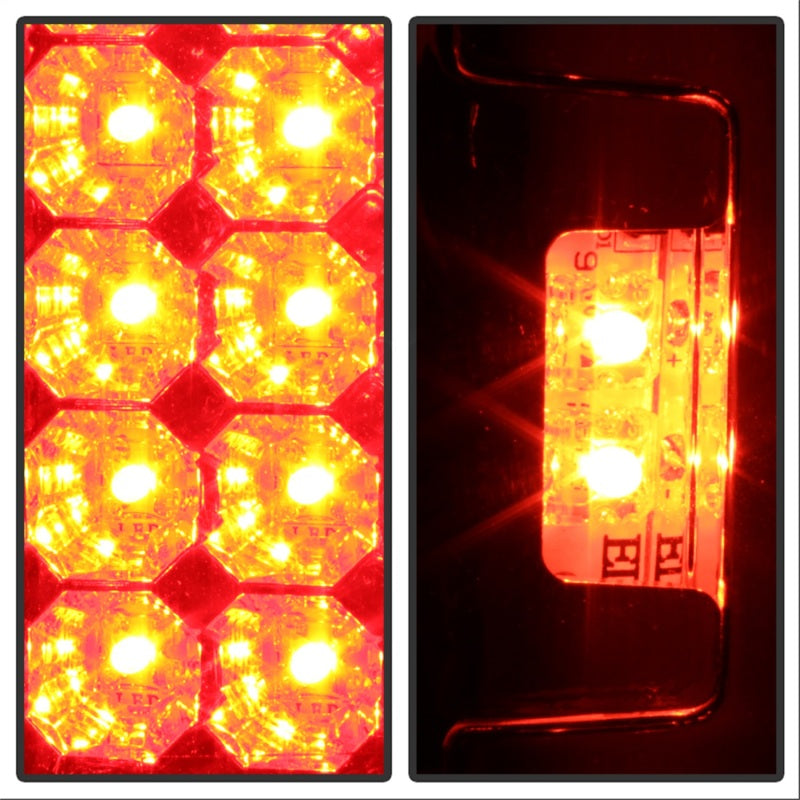 Spyder Ford F150 side 97-03/F250/350 Duty 99-07 LED Tail Lights Red Clear ALT-YD-FF15097-LED-RC - Mammoth Racing -