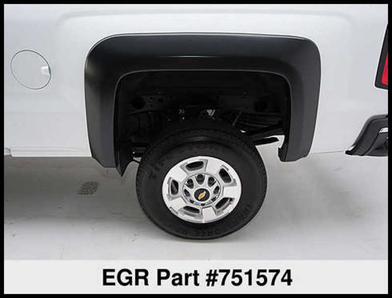 EGR 14+ Chev Silverado 6-8ft Bed Rugged Look Fender Flares - Set - Mammoth Racing -