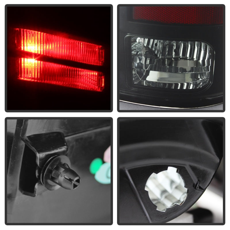 Spyder Dodge Ram 1500 13-14 13-14 LED Tail Lights LED Model only - Blk Smke ALT-YD-DRAM13-LED-BSM - Mammoth Racing -