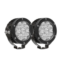 Westin Axis LED Auxiliary Light 4.75 inch Round Spot w/3W Osram (Set of 2) - Black - Mammoth Racing -