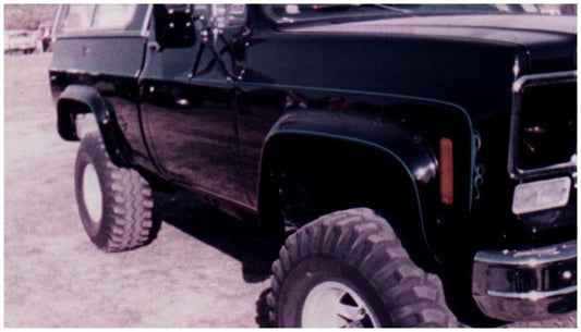Bushwacker 75-80 Chevy K10 Suburban Cutout Style Flares 2pc - Black - My Store