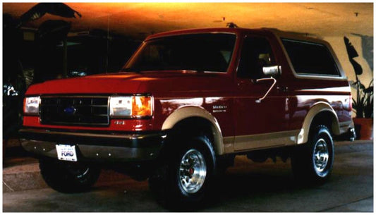 Bushwacker 87-91 Ford Bronco Extend-A-Fender Style Flares 2pc - Black - My Store