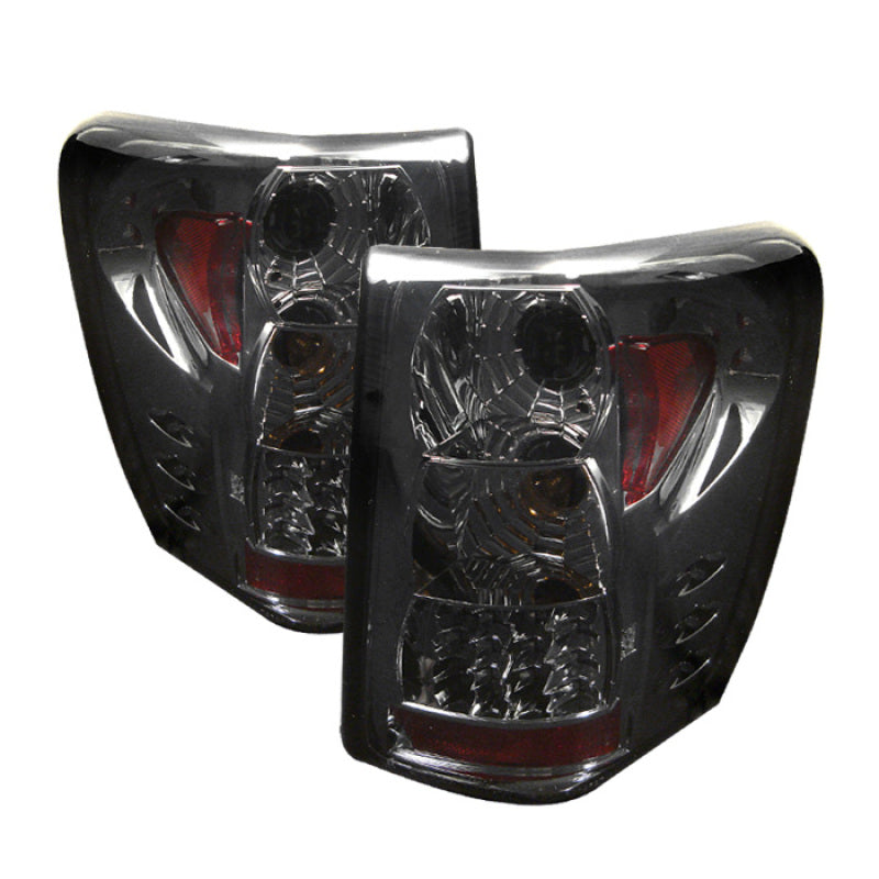 Spyder Jeep Grand Cherokee 99-04 LED Tail Lights Version 2 Smoke ALT-YD-JGC99-LED-SM-G2 - Mammoth Racing -