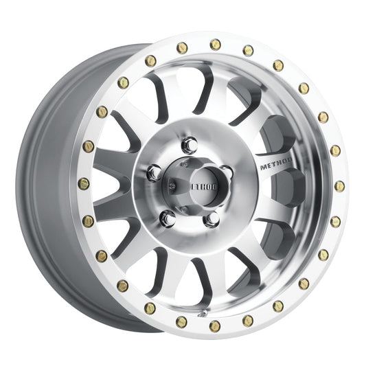 Method Mr304 Double Standard 20x10 -18mm Offset 5x5 94mm CB Machined/Clear Coat Wheel - Mammoth Racing -