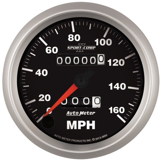 Autometer Sport-Comp II 3-3/8in 160mph Mechanical Speedometer - My Store