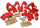 Energy Suspension 66-77 Ford Bronco 4WD (w/ 4 Deg C-Bushings) Red Hyper-Flex Master Bushing Set - Mammoth Racing -