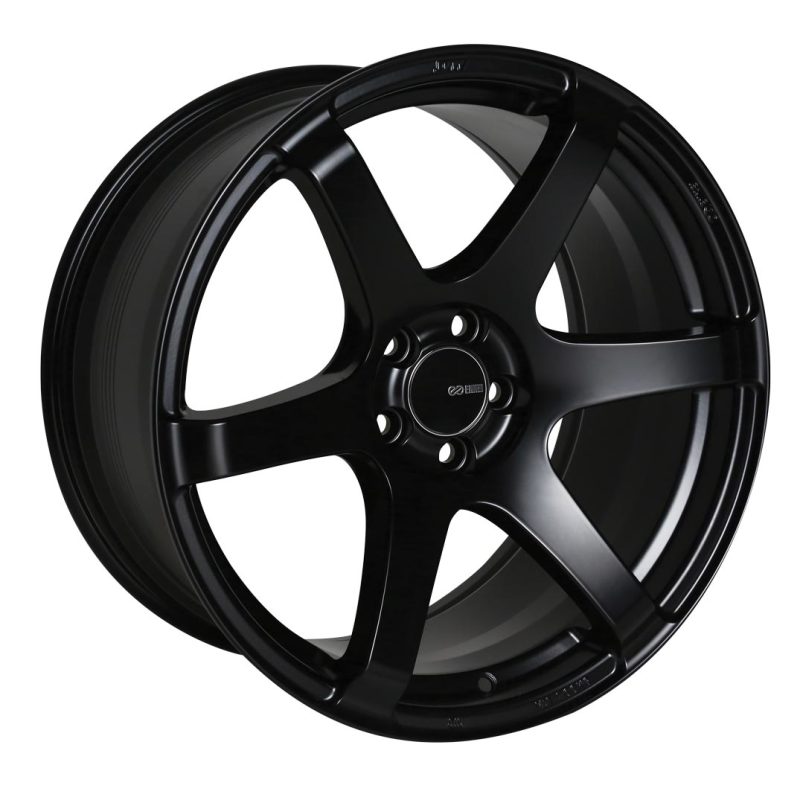 Enkei T6S 18x8 45mm Offset 5x114.3 Bolt Pattern 72.6 Bore Matte Black Wheel - Mammoth Racing -