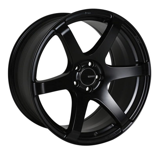 Enkei T6S 18x8 45mm Offset 5x114.3 Bolt Pattern 72.6 Bore Matte Black Wheel - Mammoth Racing -