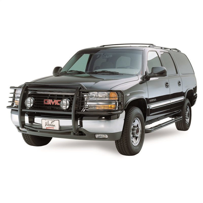 Westin 1999-2002 GMC Sierra 1500LD Sportsman Grille Guard - Black - Mammoth Racing -
