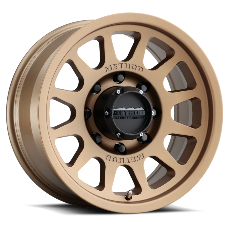 Method Mr703 17x8.5 0mm Offset 8x6.5 130.81mm CB Method Bronze Wheel - Mammoth Racing -
