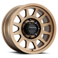 Method Mr703 17x8.5 0mm Offset 8x6.5 130.81mm CB Method Bronze Wheel - Mammoth Racing -