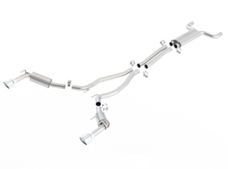 Borla 14-15 Chevy Camaro SS / ZL1 SS Single Catback Exhaust System w/ Single Rear Exit - Mammoth Racing -