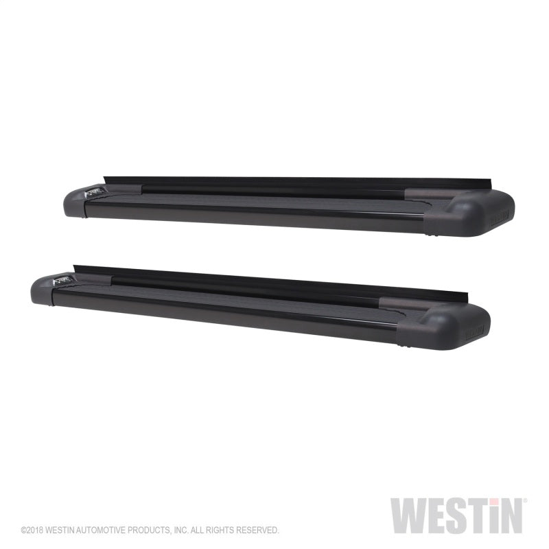 Westin SG6 Black Aluminum Running Boards 79 in - Mammoth Racing -