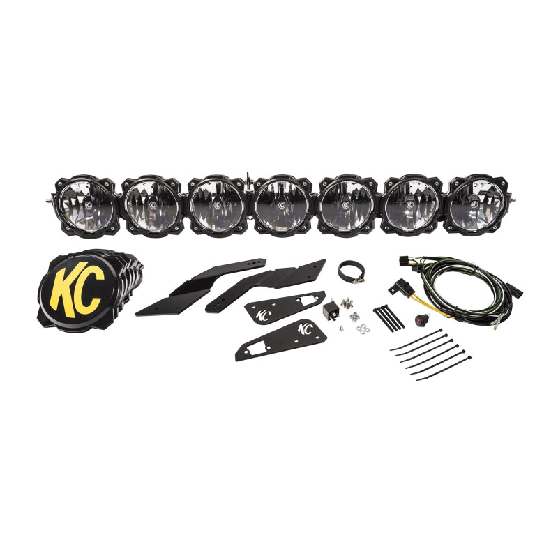 KC HiLiTES Can-Am X3 45in. Pro6 Gravity LED 7-Light 140w Combo Beam Overhead Light Bar System - Mammoth Racing -