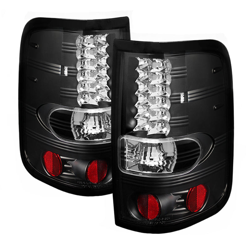Spyder Ford F150 Styleside 04-08 (Not Fit Heritage & SVT)LED Tail Lights Black ALT-YD-FF15004-LED-BK - Mammoth Racing -