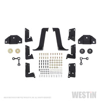 Westin/HDX 99-16 Ford F-250/350 Crew Cab (6.75ft Bed) Stainless Drop Nerf Step Bars - Textured Black - Mammoth Racing -
