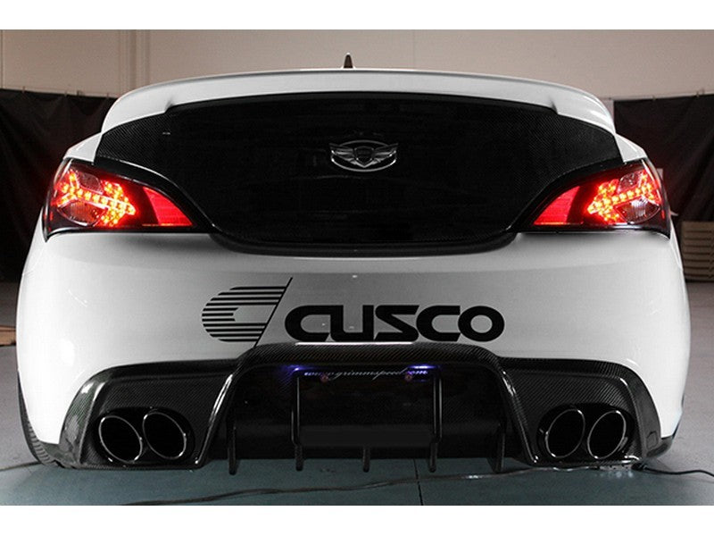 Spyder Hyundai Genesis 10-12 2Dr LED Tail Lights Black ALT-YD-HYGEN09-LED-BK - Mammoth Racing -