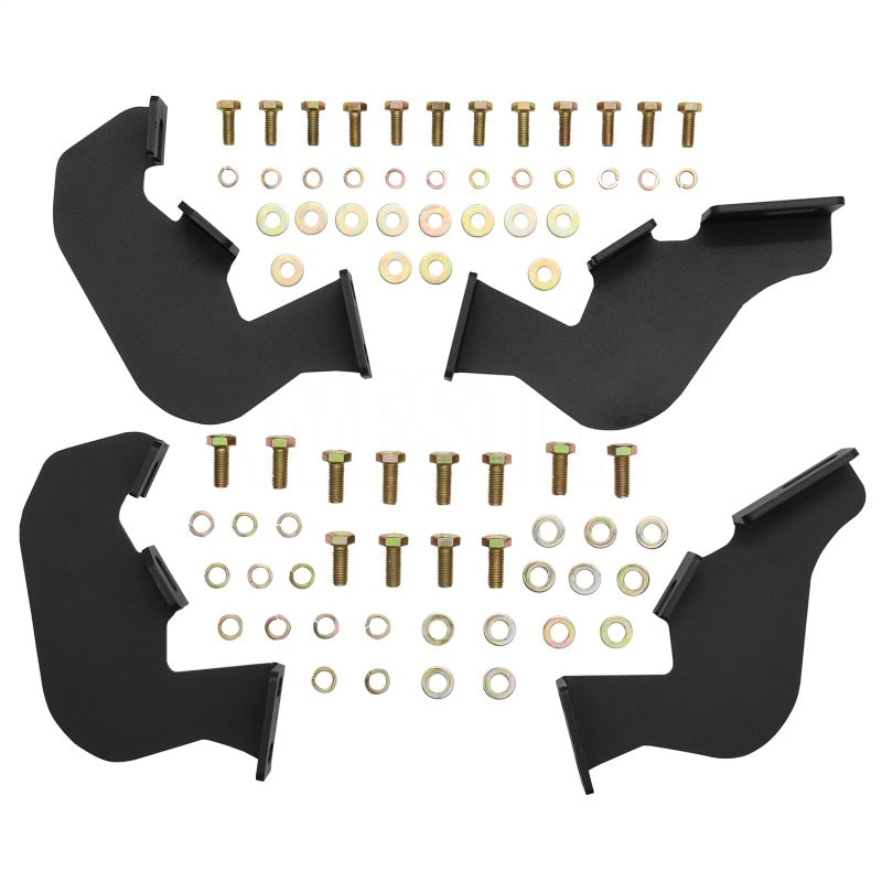 Westin/HDX 2021+ Ford Bronco (2-Door) Drop Nerf Step Bars - Textured Black - Mammoth Racing -