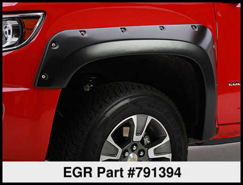 EGR 15+ Chevy Colorado 5ft Bed Bolt-On Look Fender Flares - Set - Mammoth Racing -